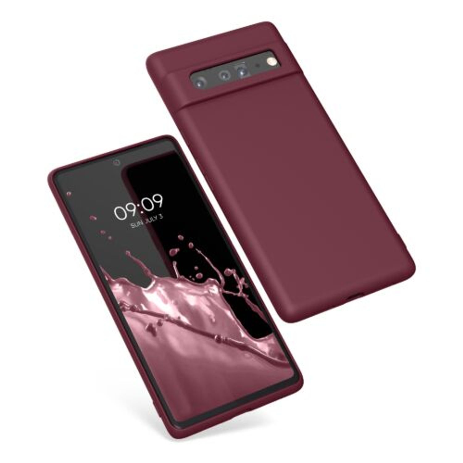 Husa pentru Google Pixel 6 Pro, Silicon, Violet, 55866.187, Kwmobile fotografia produsului View 21 L