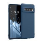 Husa pentru Google Pixel 6 Pro, Silicon, Albastru, 55866.17, Kwmobile fotografia produsului