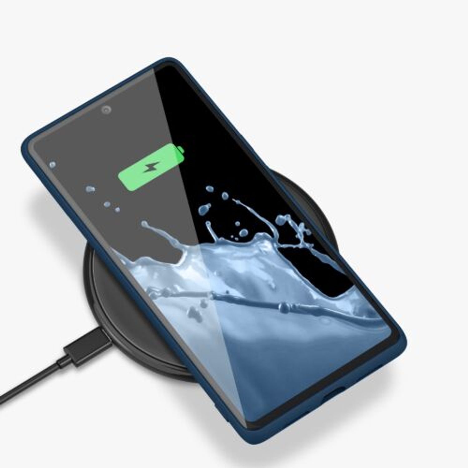 Husa pentru Google Pixel 6 Pro, Silicon, Albastru, 55866.17, Kwmobile fotografia produsului View 11 L