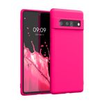 Husa pentru Google Pixel 6 Pro, Silicon, Roz, 55866.77, Kwmobile fotografia produsului