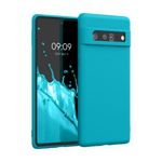Husa pentru Google Pixel 6 Pro, Silicon, Albastru, 55866.223, Kwmobile fotografia produsului