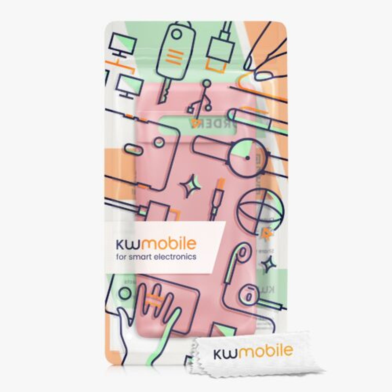 Husa pentru Google Pixel 6 Pro, Silicon, Roz, 55866.219, Kwmobile fotografia produsului View 7 L