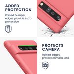 Husa pentru Google Pixel 6 Pro, Silicon, Roz, 55866.219, Kwmobile fotografia produsului View 4 S