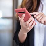 Husa pentru Google Pixel 6 Pro, Silicon, Roz, 55866.219, Kwmobile fotografia produsului View 9 S