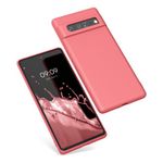 Husa pentru Google Pixel 6 Pro, Silicon, Roz, 55866.219, Kwmobile fotografia produsului View 2 S