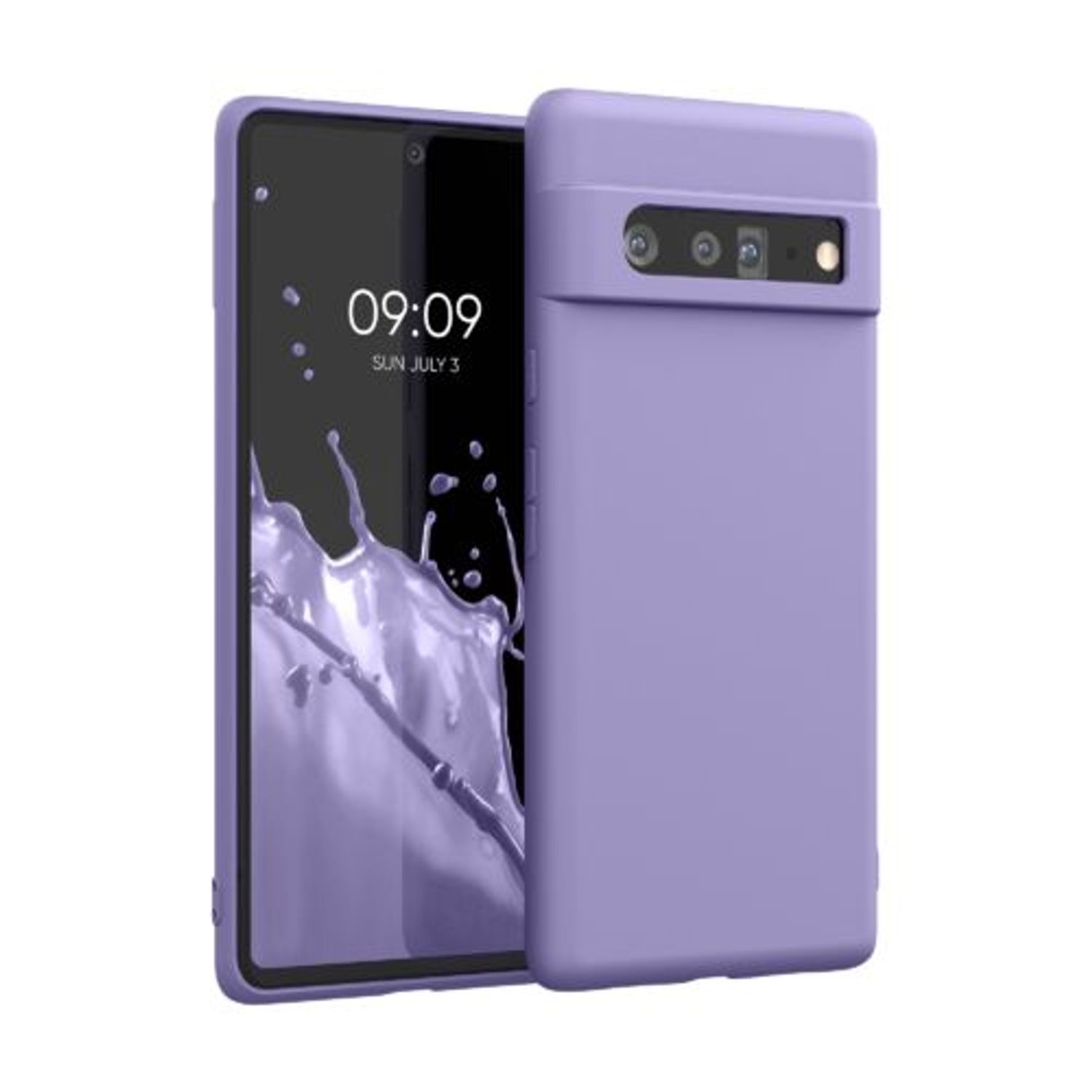 Husa pentru Google Pixel 6 Pro, Silicon, Mov, 55866.222, Kwmobile fotografia produsului