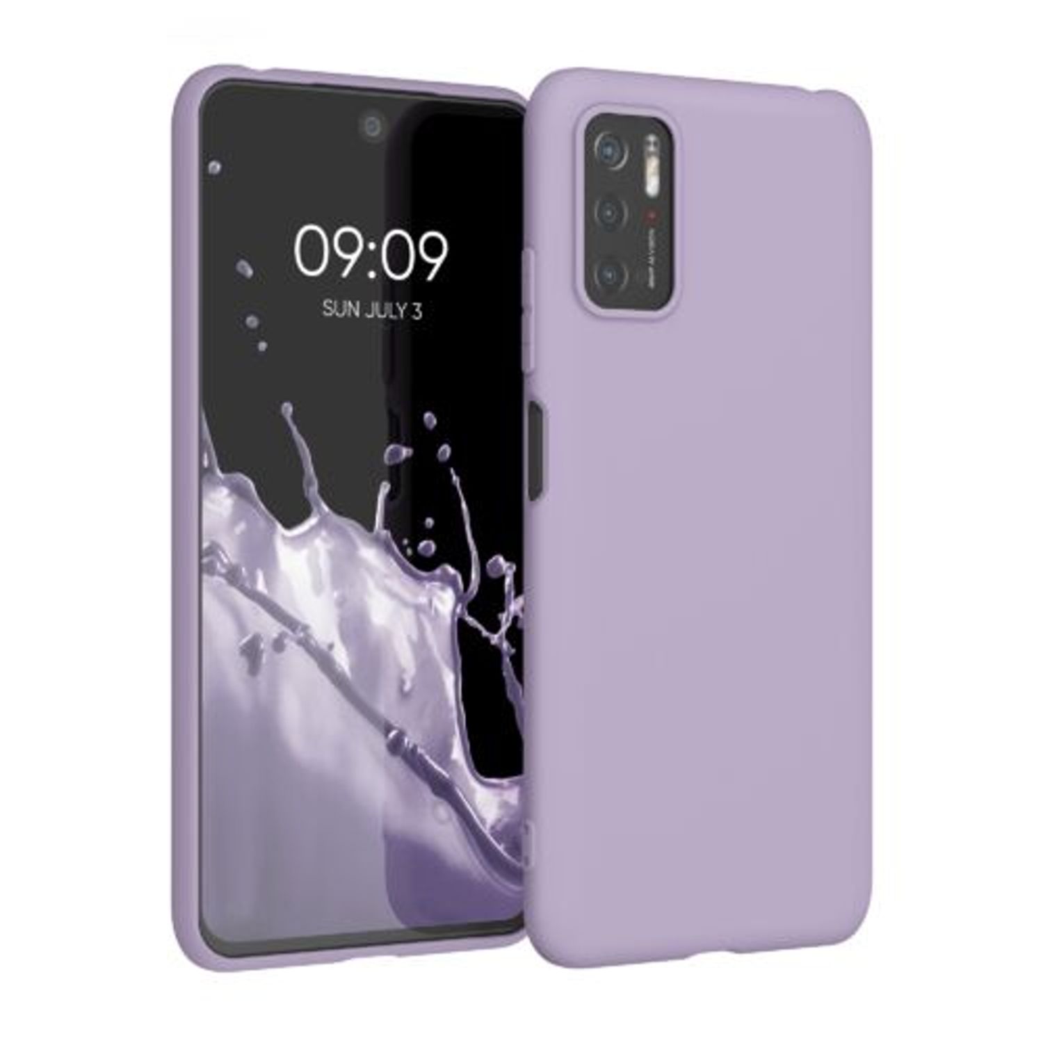 Husa pentru Xiaomi Poco M3 Pro (2021), Silicon, Mov, 55363.108, Kwmobile fotografia produsului
