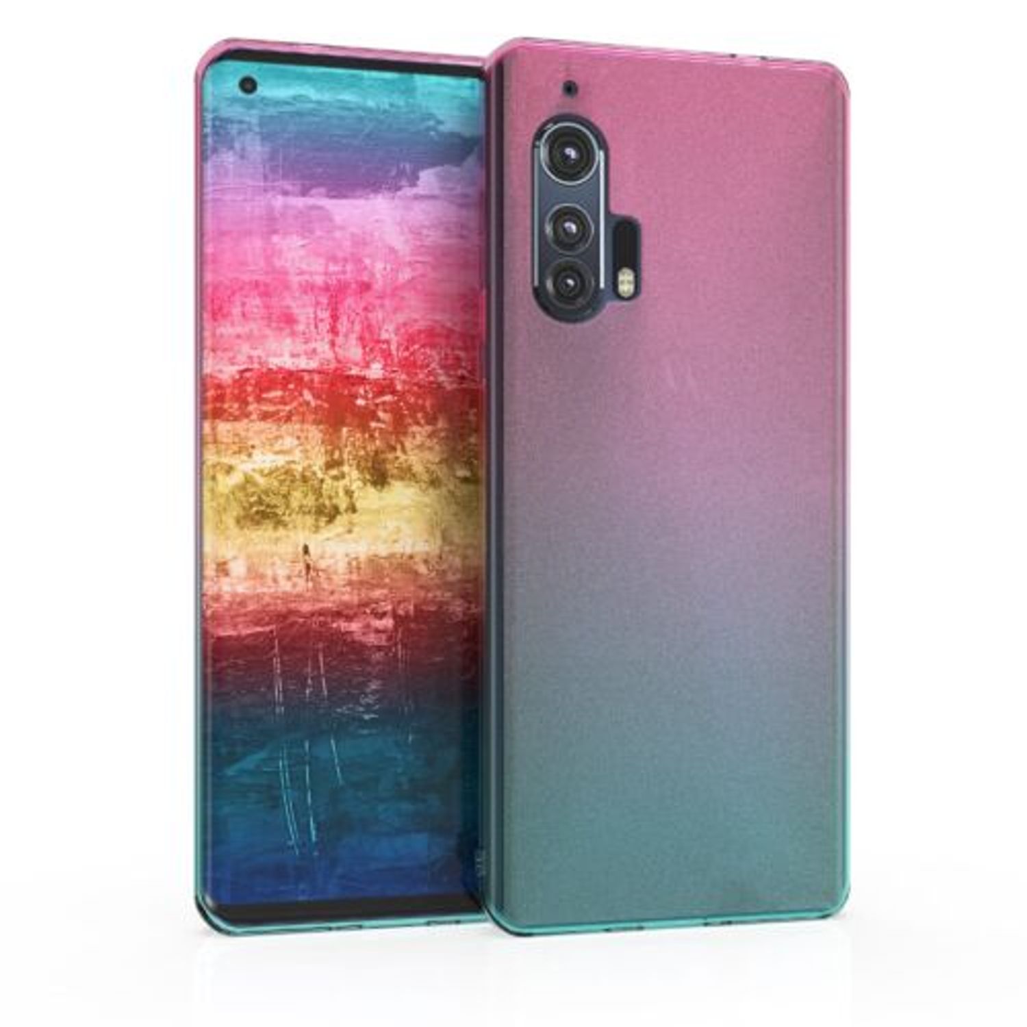 Husa pentru Motorola Edge Plus, Silicon, Multicolor, 53298.01 fotografia produsului