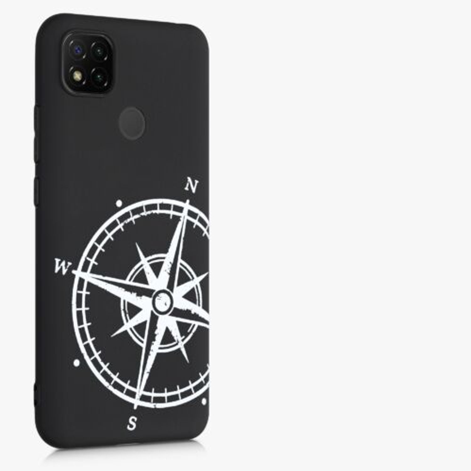 Husa pentru Xiaomi Redmi 9C, Silicon, Negru, 52851.04, Kwmobile fotografia produsului View 7 L