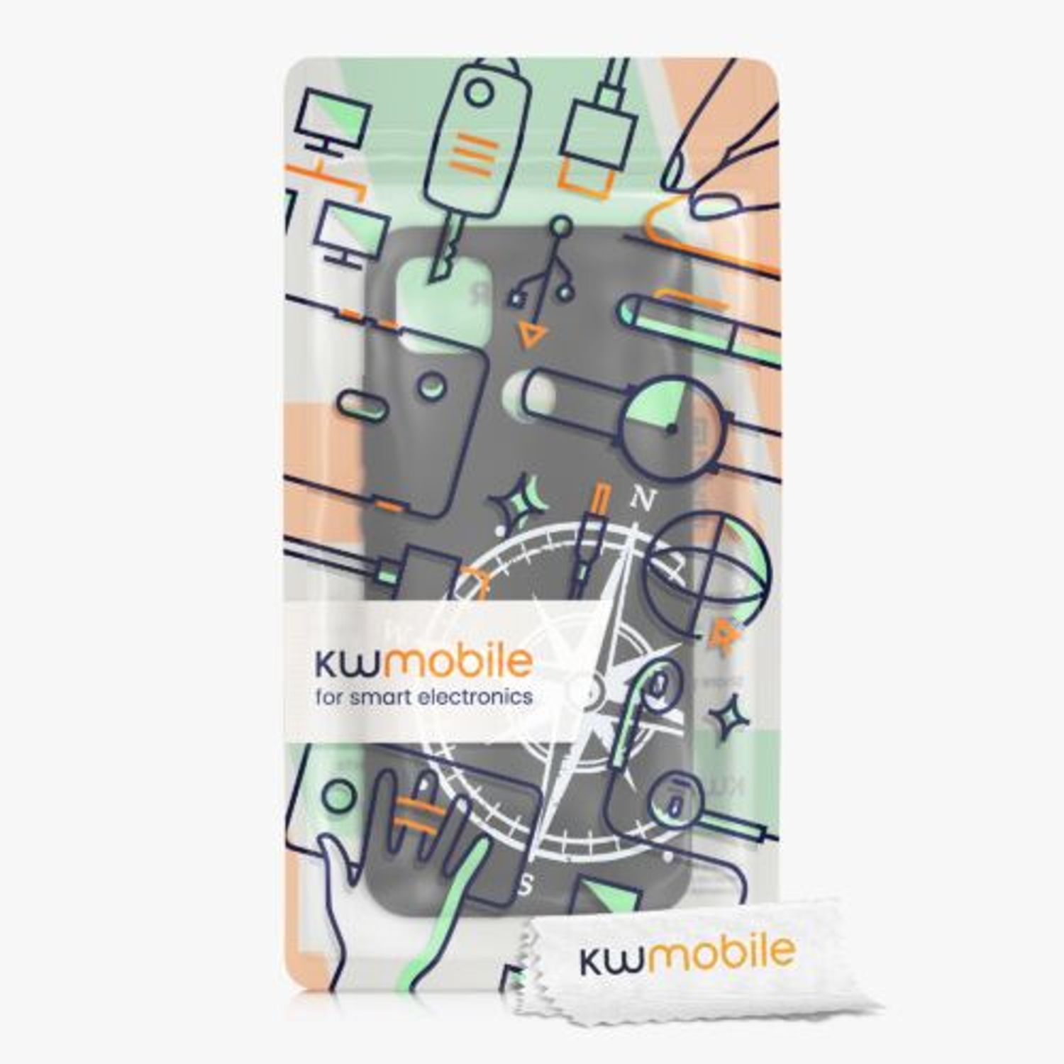 Husa pentru Xiaomi Redmi 9C, Silicon, Negru, 52851.04, Kwmobile fotografia produsului View 8 L