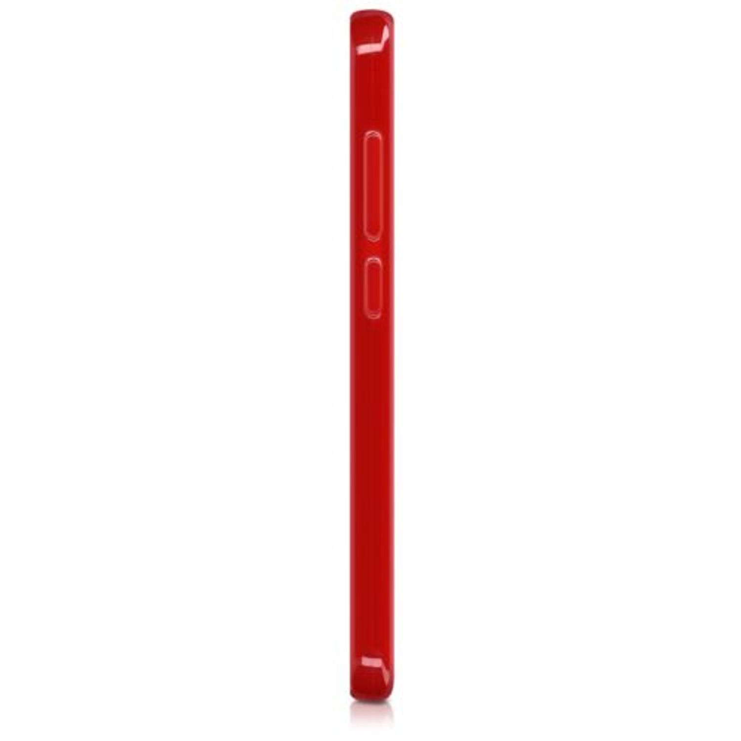 Husa pentru Huawei Enjoy 5s, Silicon, Rosu, 42247.51 fotografia produsului View 3 L