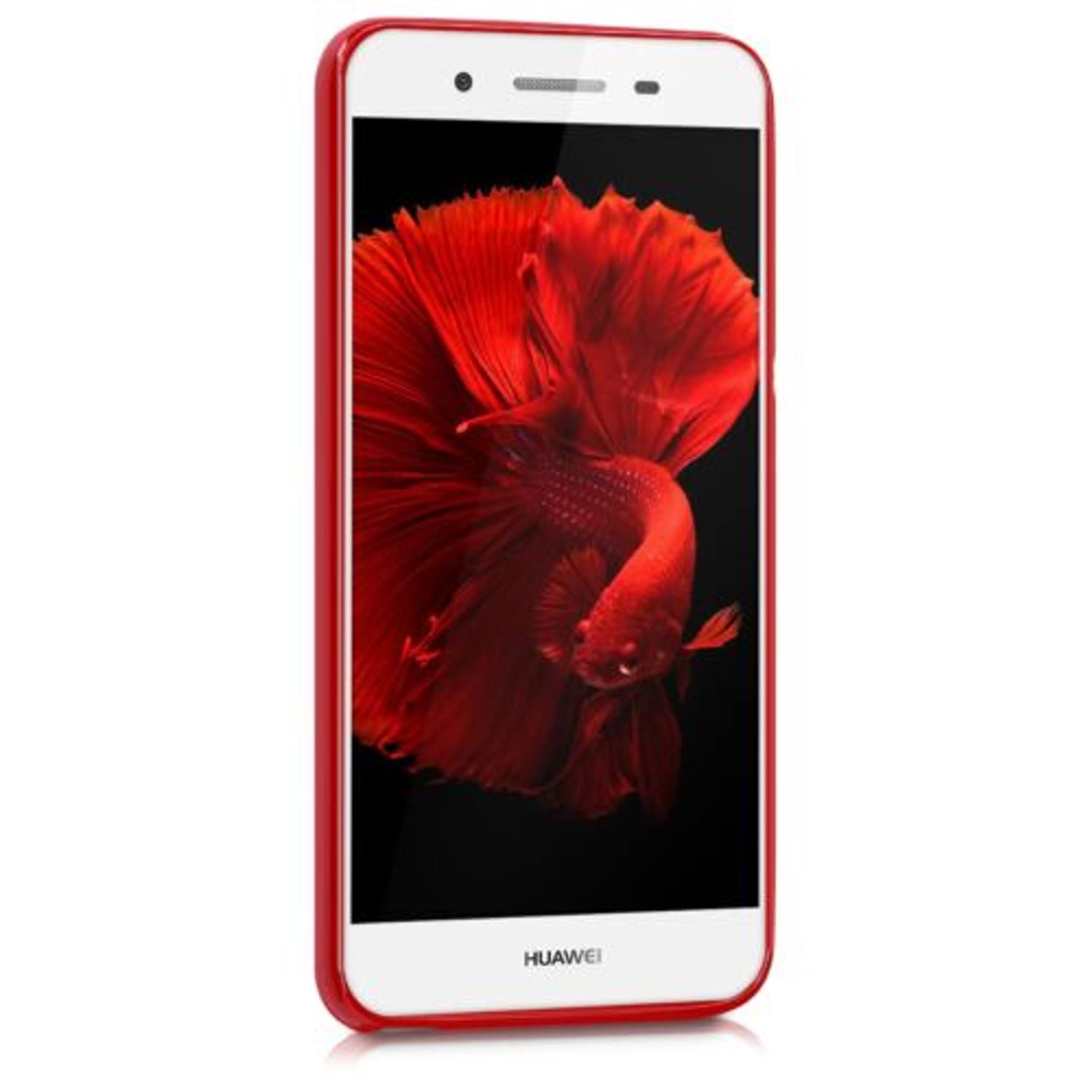 Husa pentru Huawei Enjoy 5s, Silicon, Rosu, 42247.51 fotografia produsului View 4 L