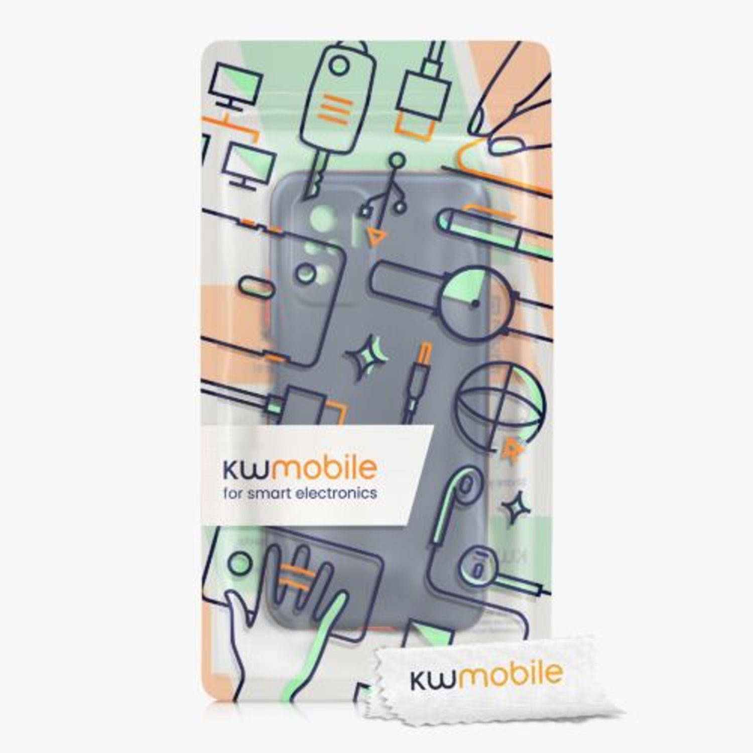 Husa pentru Xiaomi Redmi Note 10/Redmi Note 10S, Plastic, Albastru, 56501.17, Kwmobile fotografia produsului View 9 L