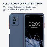 Husa pentru Xiaomi Redmi Note 10/Redmi Note 10S, Plastic, Albastru, 56501.17, Kwmobile fotografia produsului View 5 S