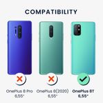 Husa Kwmobile pentru OnePlus 8T, Silicon, Roz, 55350.77 fotografia produsului View 3 S