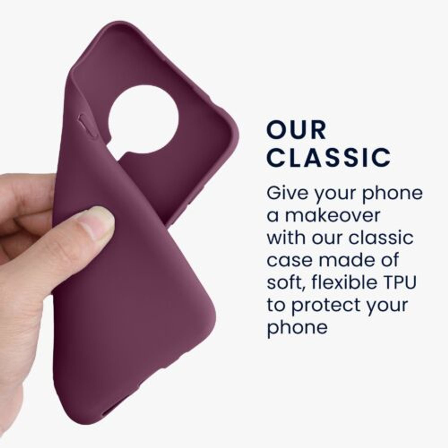 Husa Kwmobile pentru Nokia G20/G10, Silicon, Violet, 54847.187 fotografia produsului View 3 L