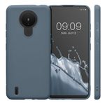 Husa Kwmobile pentru Nokia 1.4, Silicon, Albastru, 54468.202 fotografia produsului
