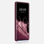 Husa pentru Oppo Find X2 Neo, Silicon, Violet, 53089.190 fotografia produsului View 3 S