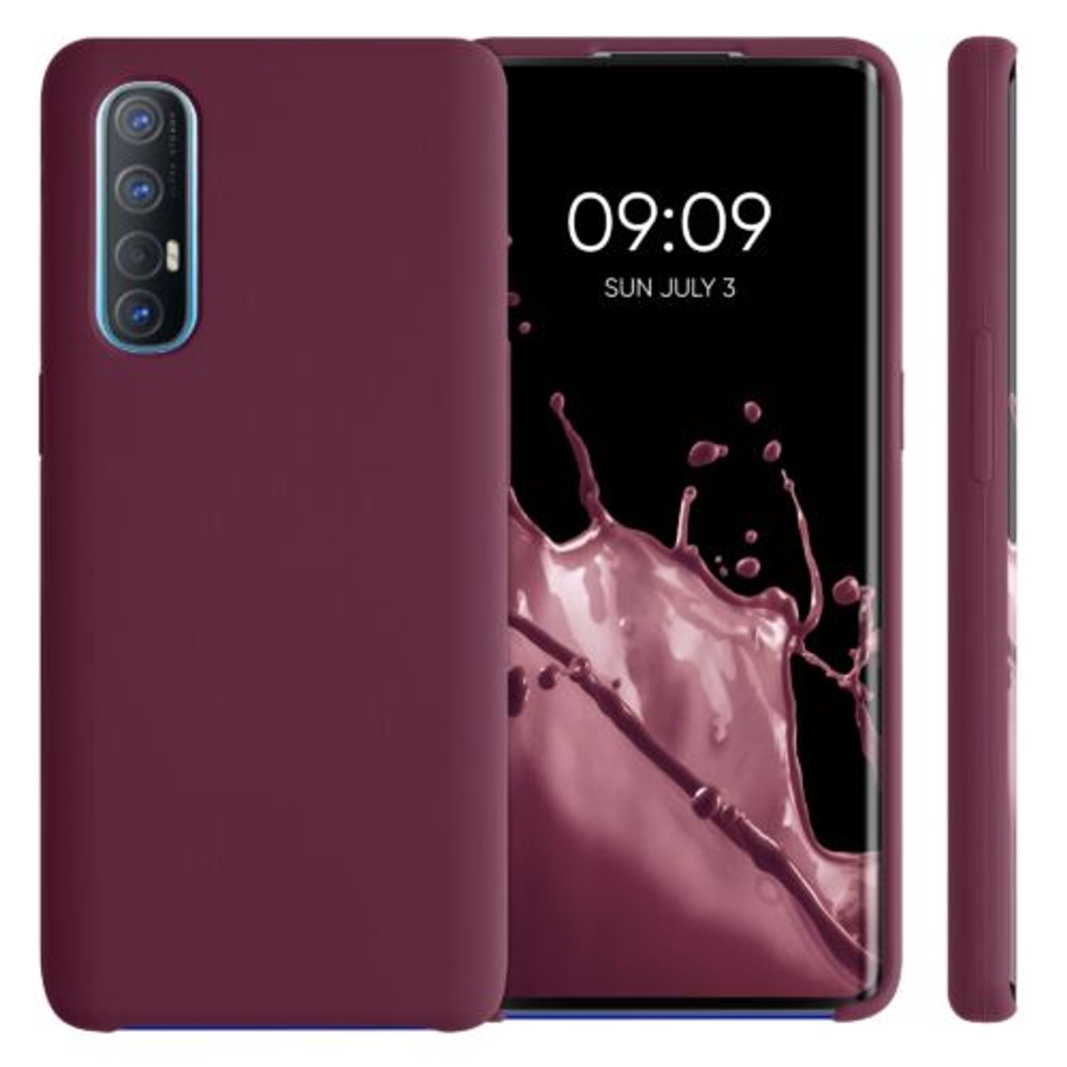 Husa pentru Oppo Find X2 Neo, Silicon, Violet, 53089.190 fotografia produsului View 2 L