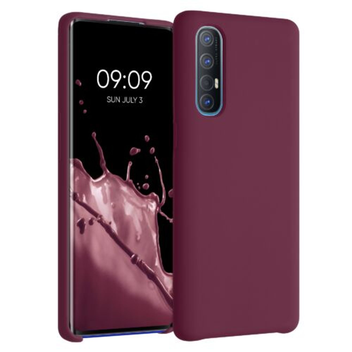 Husa pentru Oppo Find X2 Neo, Silicon, Violet, 53089.190 fotografia produsului