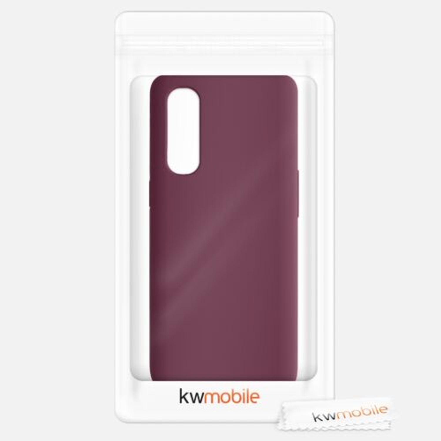 Husa pentru Oppo Find X2 Neo, Silicon, Violet, 53089.190 fotografia produsului View 4 L