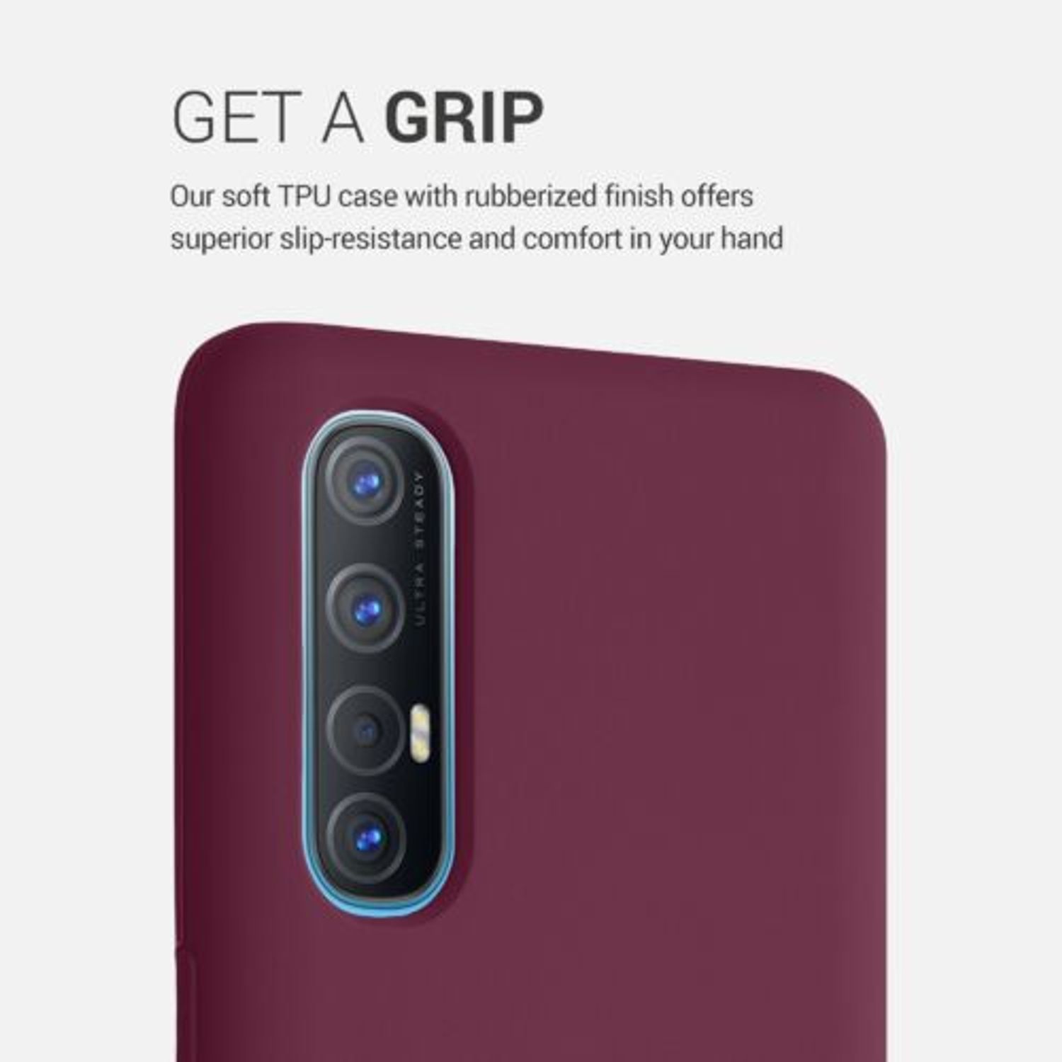 Husa pentru Oppo Find X2 Neo, Silicon, Violet, 53089.190 fotografia produsului View 6 L