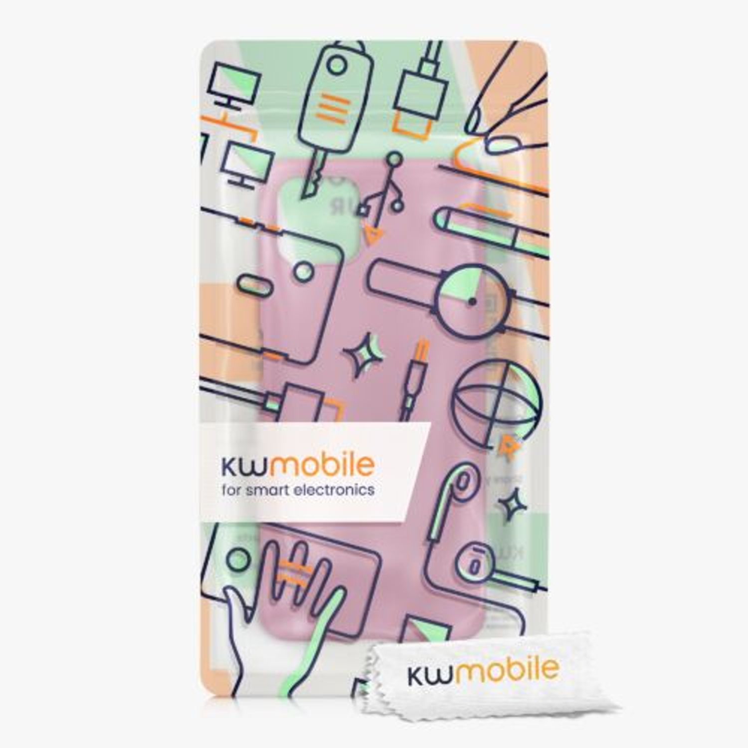 Husa Kwmobile pentru Samsung Galaxy A22, Silicon, Violet, 55493.167 fotografia produsului View 3 L