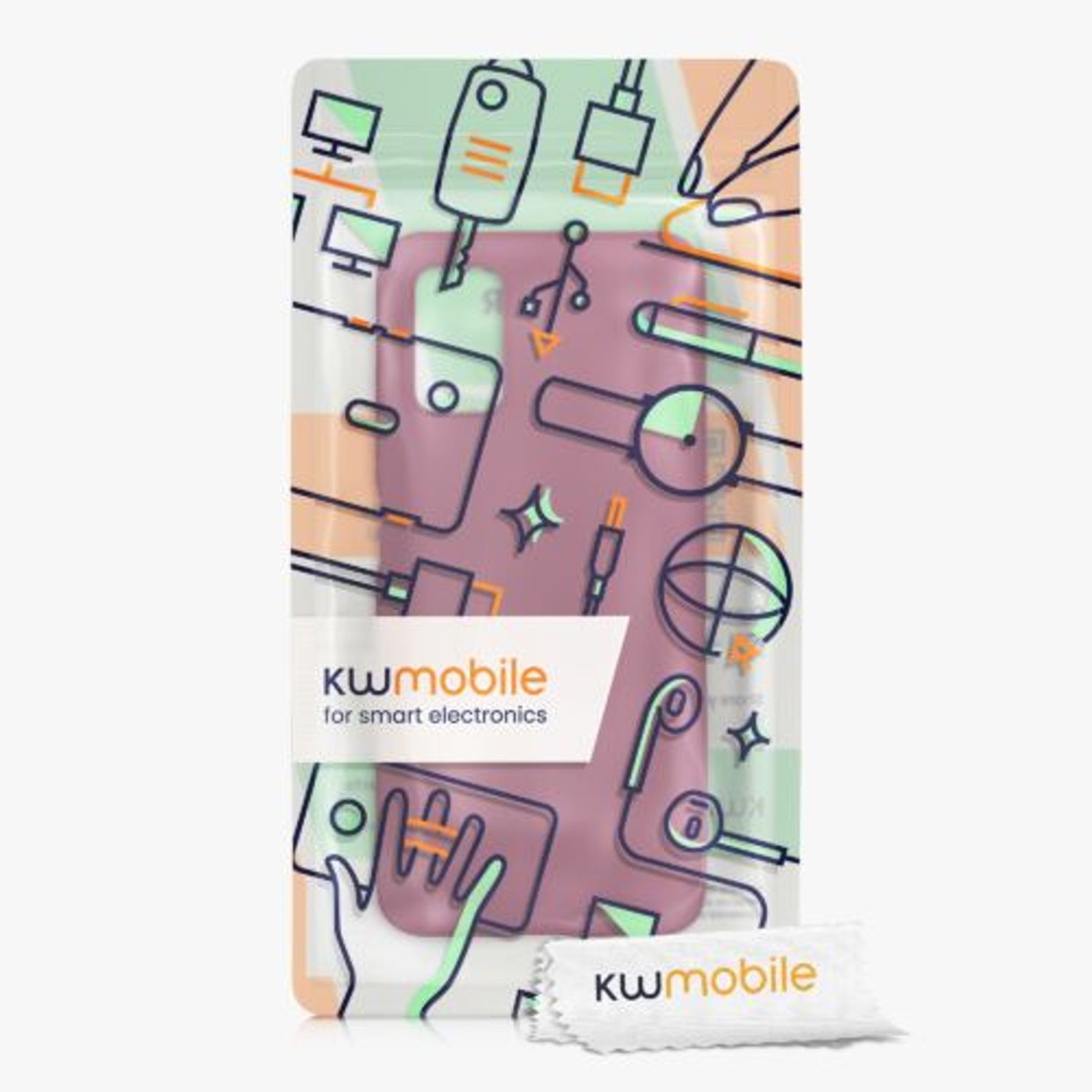 Husa Kwmobile pentru Samsung Galaxy A03s, Silicon, Violet, 56517.187 fotografia produsului View 6 L
