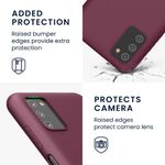 Husa Kwmobile pentru Samsung Galaxy A03s, Silicon, Violet, 56517.187 fotografia produsului View 3 S