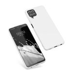 Husa Kwmobile pentru Samsung Galaxy A22, Silicon, Alb, 55493.48 fotografia produsului