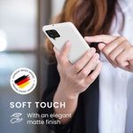 Husa Kwmobile pentru Samsung Galaxy A22, Silicon, Alb, 55493.48 fotografia produsului View 5 S