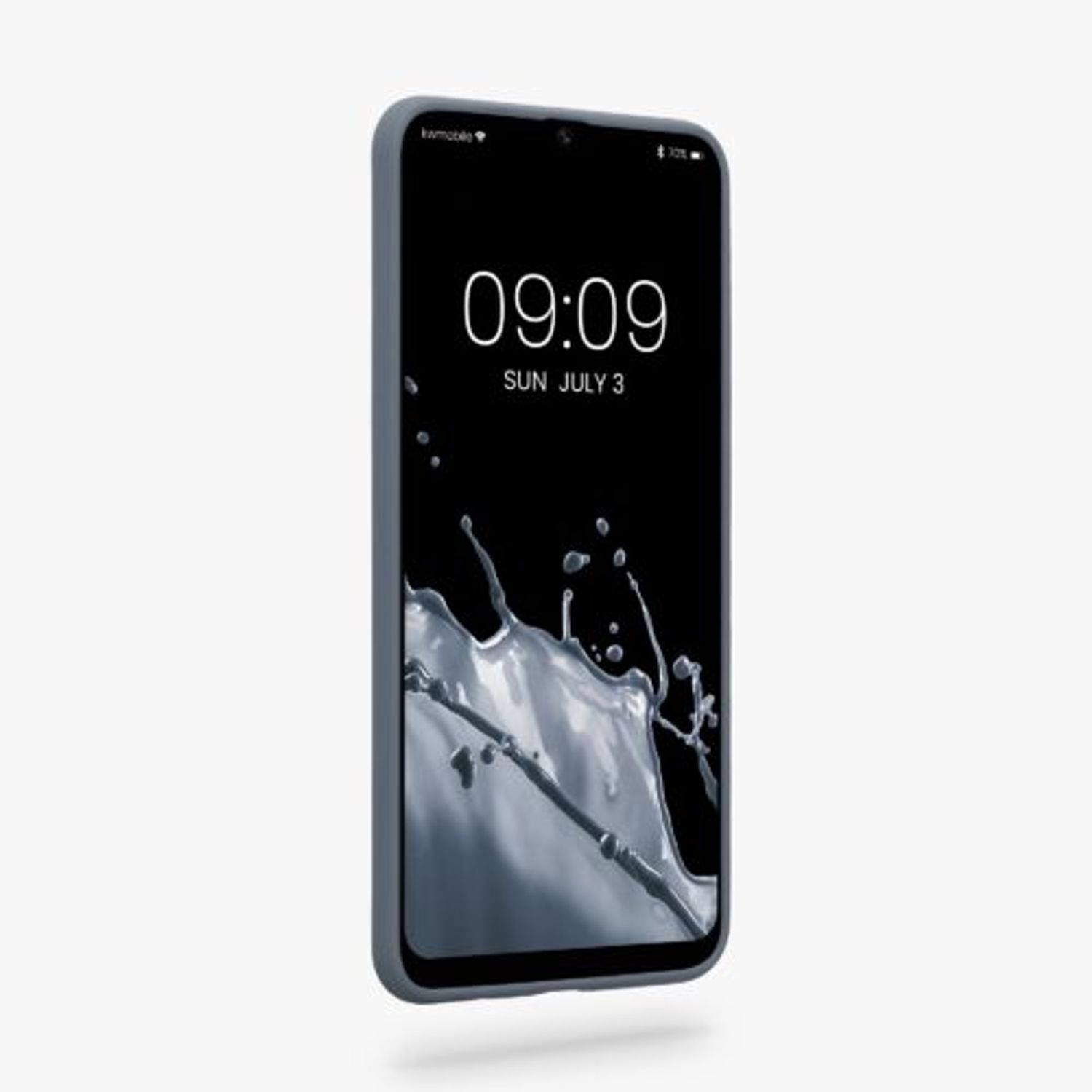 Husa Kwmobile pentru Samsung Galaxy A50, Silicon, Albastru, 48054.202 fotografia produsului View 2 L