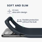 Husa Kwmobile pentru Samsung Galaxy A22, Silicon, Gri, 55493.186 fotografia produsului View 3 S