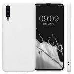 Husa Kwmobile pentru Samsung Galaxy A70, Silicon, Alb, 48427.48 fotografia produsului