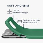 Husa Kwmobile pentru Samsung Galaxy A22, Silicon, Verde, 55493.227 fotografia produsului View 2 S