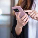 Husa Kwmobile pentru OnePlus 10 Pro, Silicon, Roz, 57245.52 fotografia produsului View 9 S