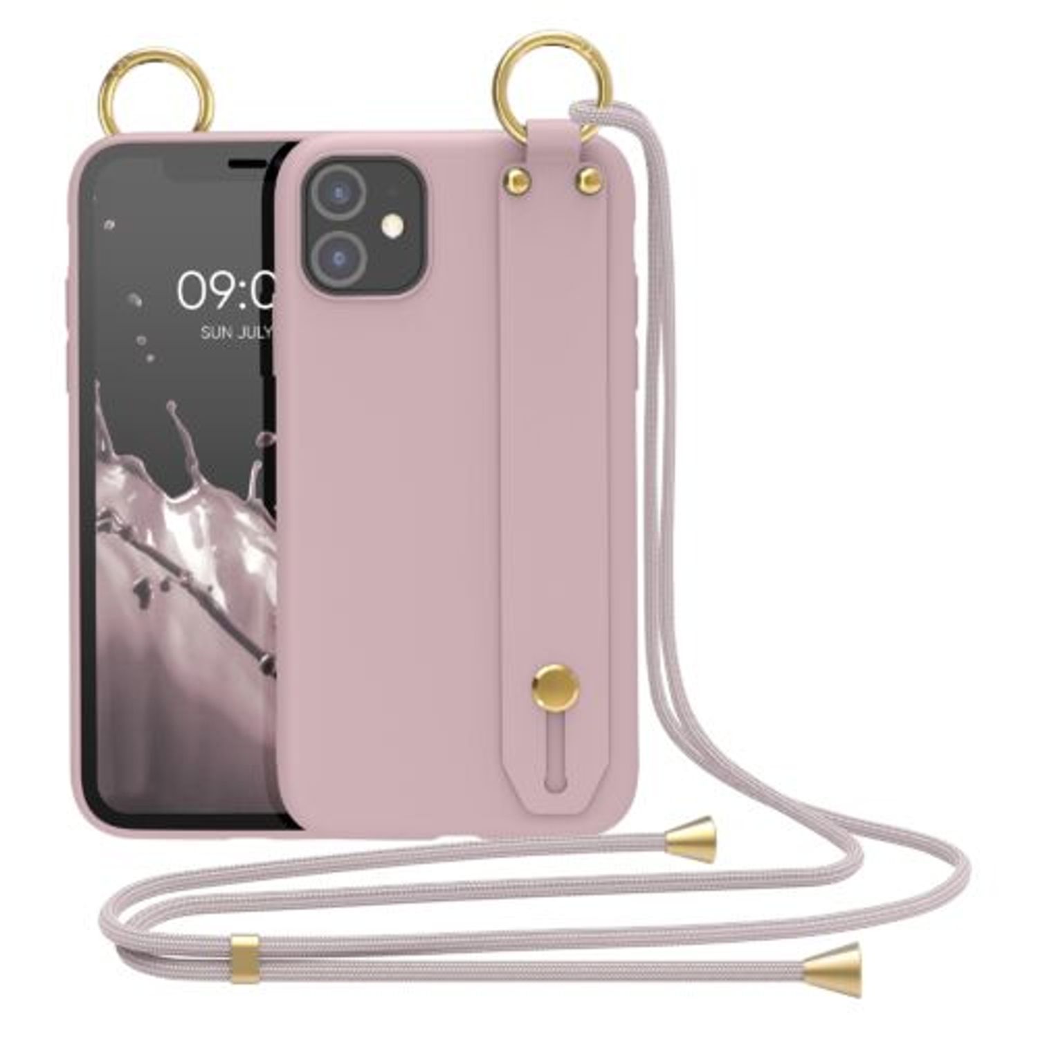 Husa Kwmobile pentru Apple iPhone 11, Silicon, Roz, 55104.193 fotografia produsului