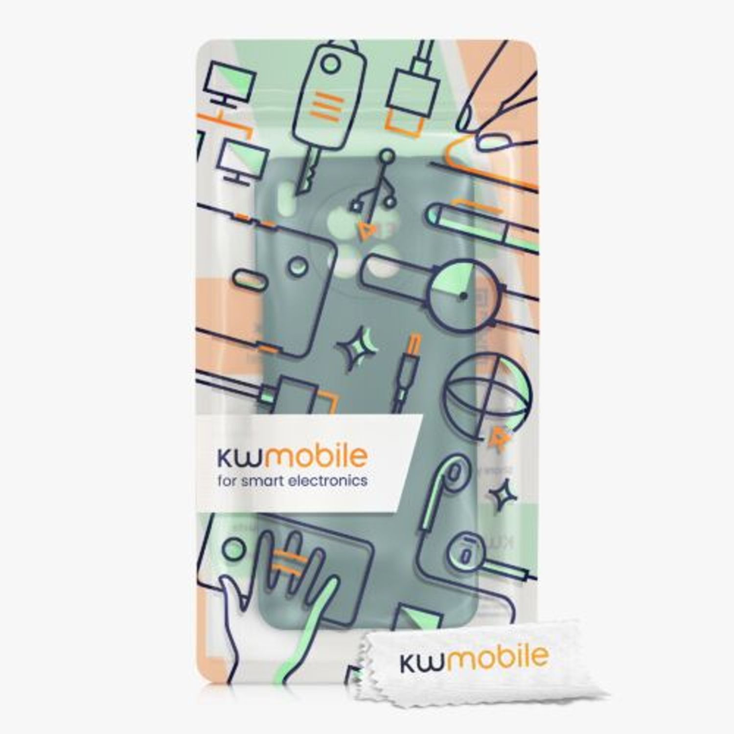 Husa Kwmobile pentru Honor 50 Lite, Silicon, Verde, 56633.169 fotografia produsului View 6 L