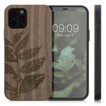 Husa Kwmobile pentru Apple iPhone 12/iPhone 12 Pro, Lemn, Maro, 52734.09 fotografia produsului