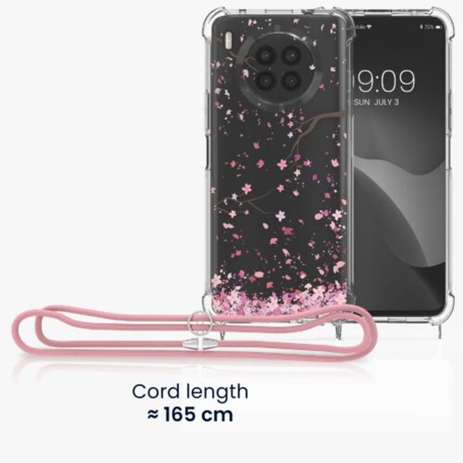Husa Kwmobile pentru Honor 50 Lite, Silicon, Multicolor, 57481.01 fotografia produsului View 3 L