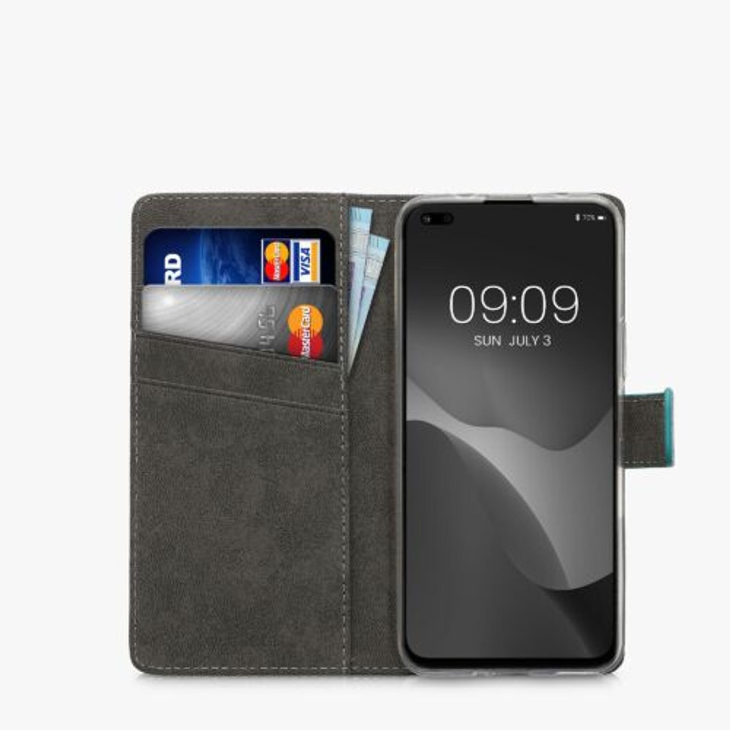 Husa Kwmobile pentru Honor 50 Lite, Piele ecologica, Multicolor, 57476.02 fotografia produsului View 8 L