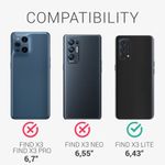 Husa pentru Oppo Find X3 Lite, Silicon, Albastru, 55201.130 fotografia produsului View 3 S