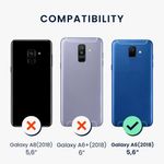Husa Kwmobile pentru Samsung Galaxy A6 (2018), Silicon, Auriu, 46374.66 fotografia produsului View 5 S