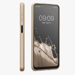 Husa Kwmobile pentru Samsung Galaxy A32 5G, Silicon, Auriu, 54329.66 fotografia produsului View 4 S