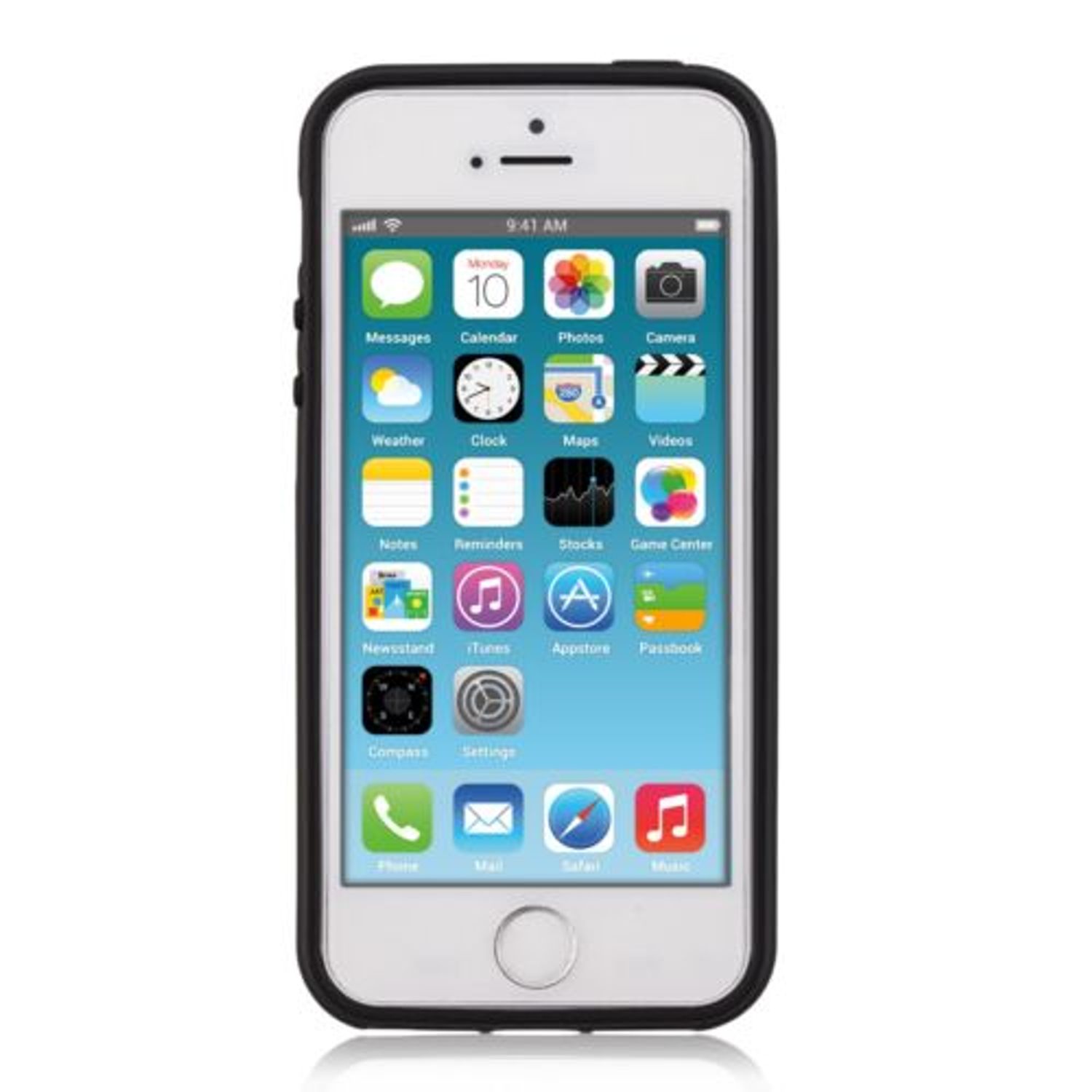 Husa pentru Apple iPhone 5/iPhone 5s/iPhone SE, Policarbonat, Negru, 34358.01 fotografia produsului View 3 L