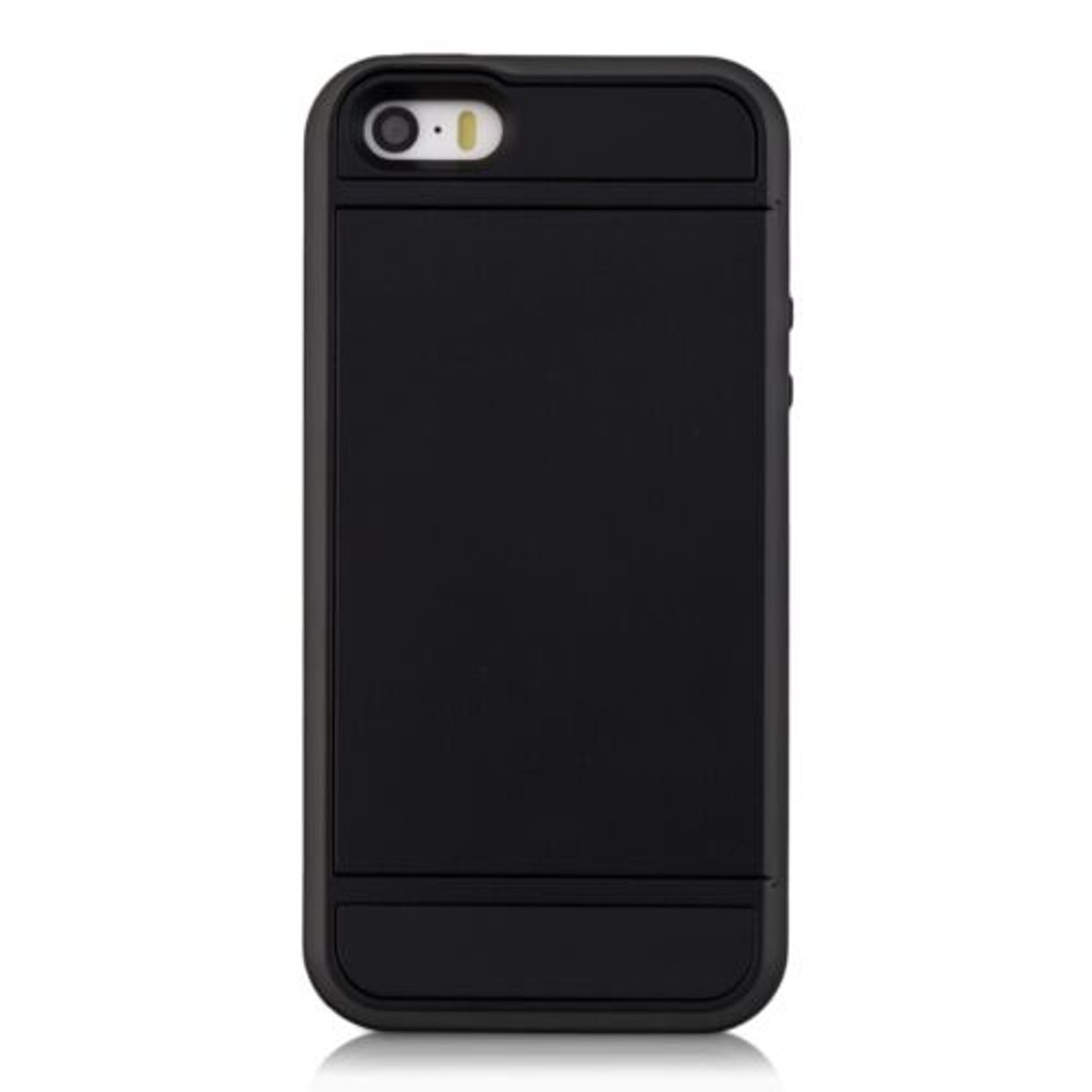 Husa pentru Apple iPhone 5/iPhone 5s/iPhone SE, Policarbonat, Negru, 34358.01 fotografia produsului View 5 L