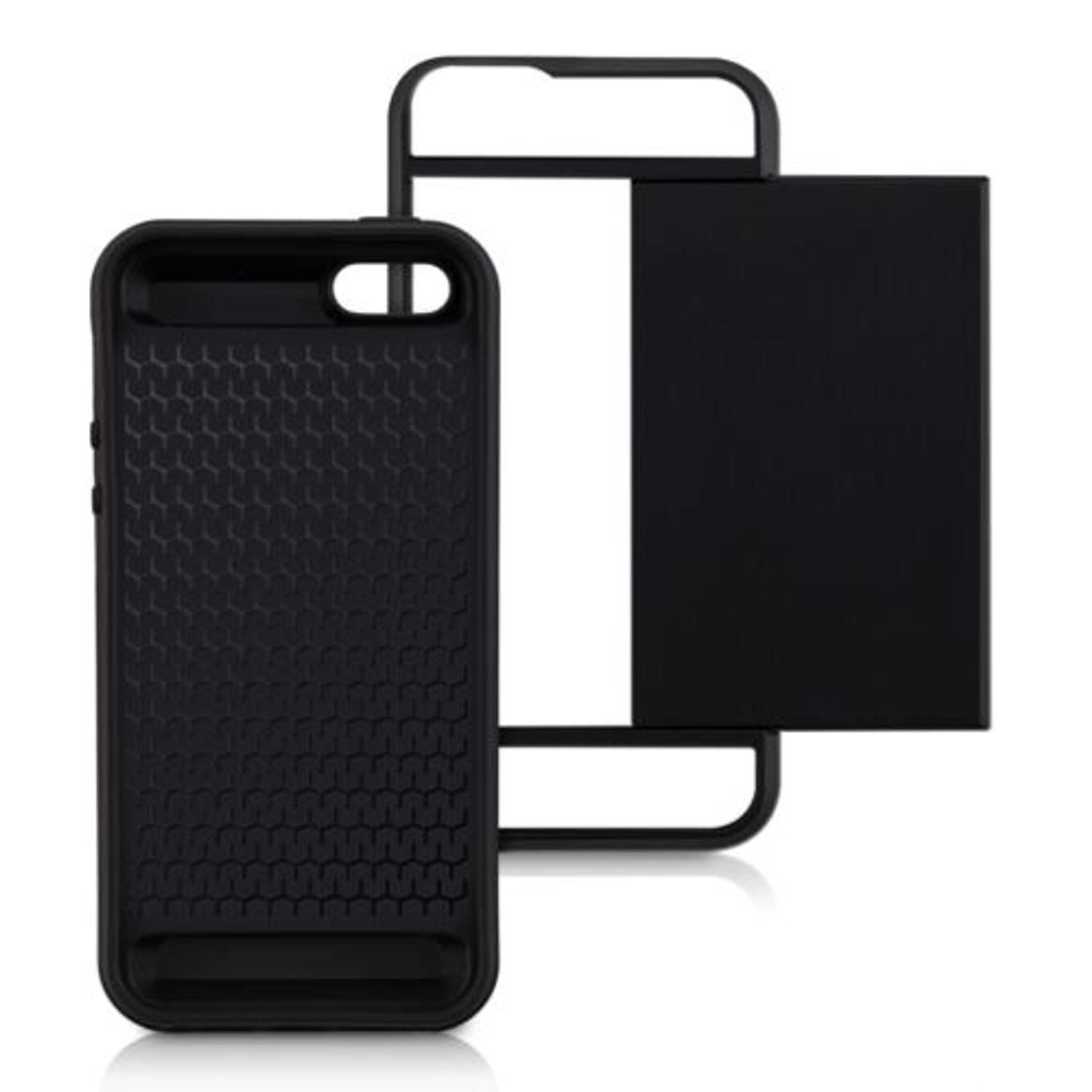 Husa pentru Apple iPhone 5/iPhone 5s/iPhone SE, Policarbonat, Negru, 34358.01 fotografia produsului View 6 L