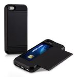 Husa pentru Apple iPhone 5/iPhone 5s/iPhone SE, Policarbonat, Negru, 34358.01 fotografia produsului