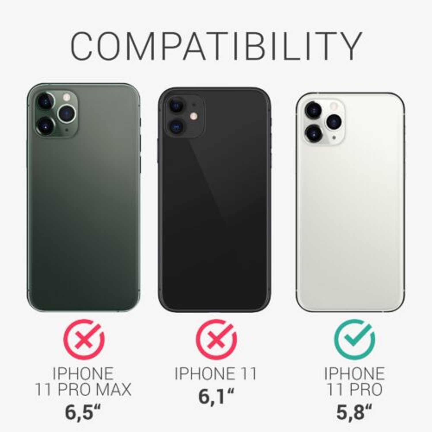 Husa Kwmobile pentru Apple iPhone 11 Pro, Silicon, Albastru, 55115.108 fotografia produsului View 5 L