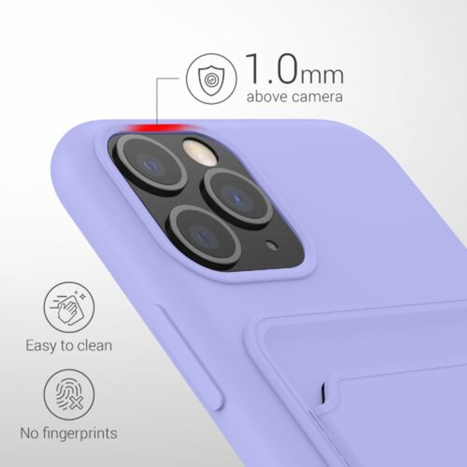 Husa Kwmobile pentru Apple iPhone 11 Pro, Silicon, Albastru, 55115.108 fotografia produsului View 3 L